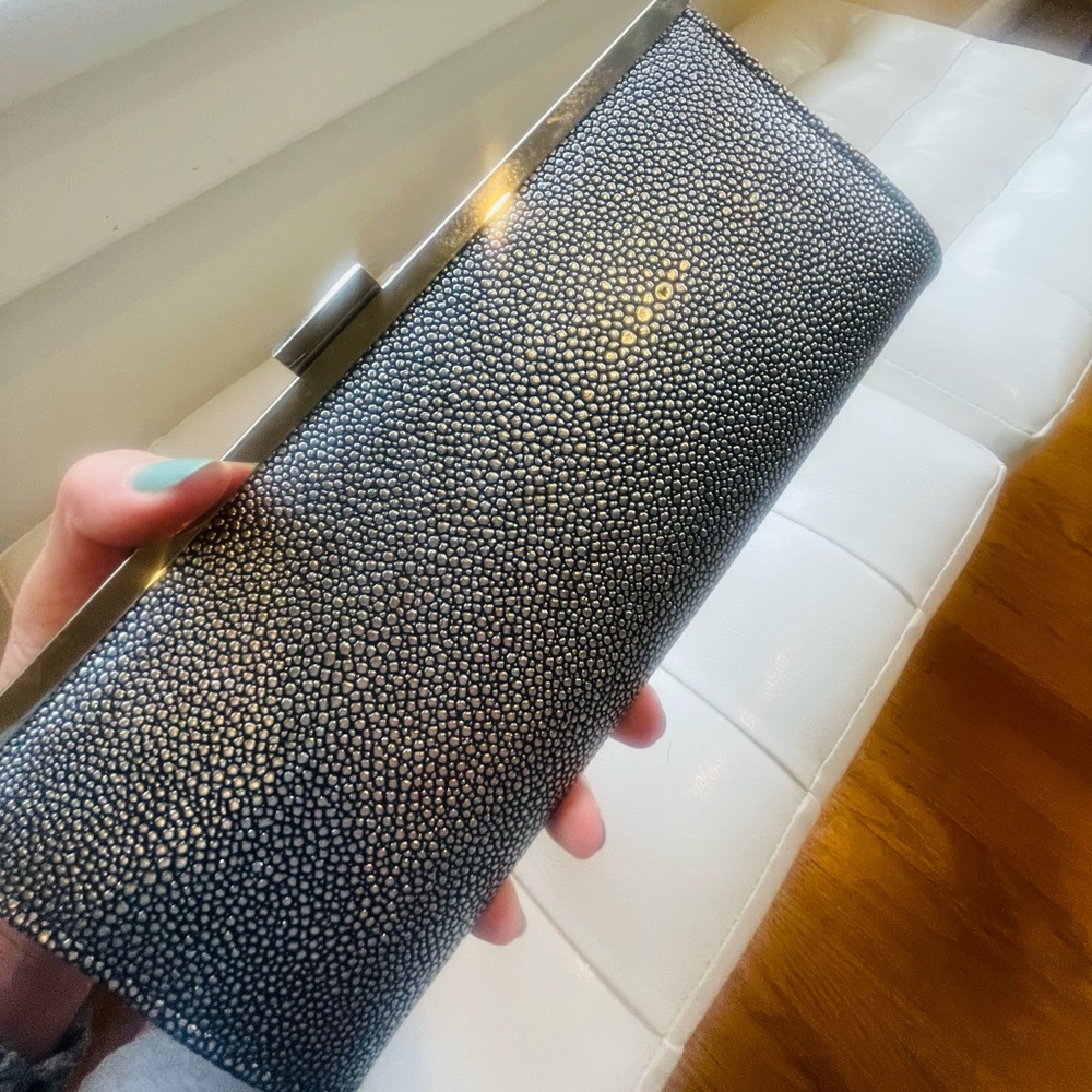Style & Co. Silver Clutch